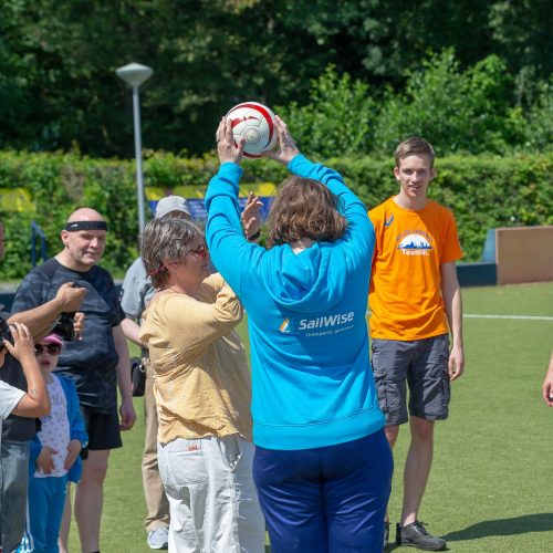 Deelnemers aan de Multisportdag