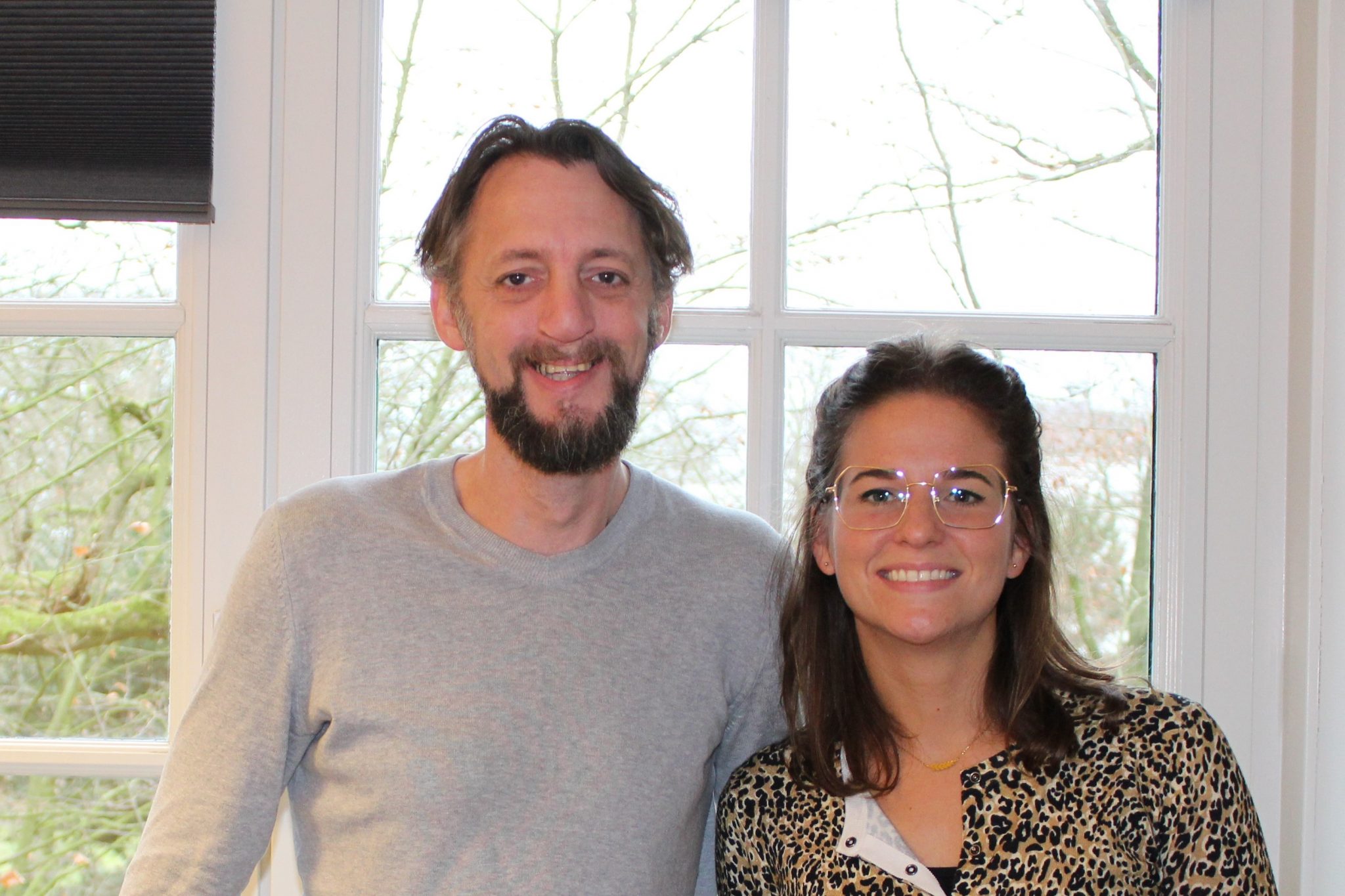 twee onderzoekers Dr. Eline Heppe en Dr. Chris van Klaveren