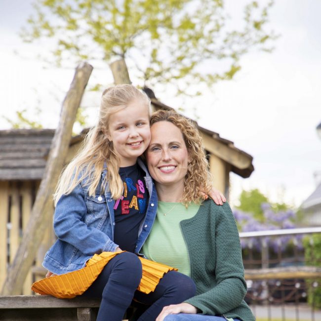 Paula, moeder van Evy