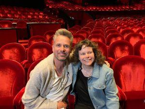 Patrick Martens en Marjolein van den Broek in de zaal van het AFAS Circustheater in Scheveningen.
