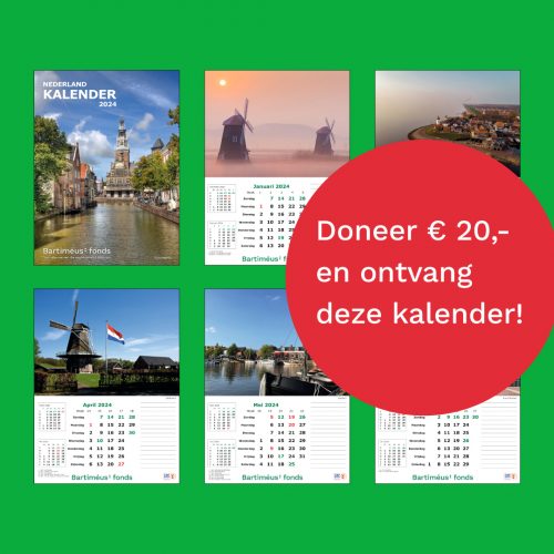 Hij is er weer: onze populaire Nederland Kalender. Je ontvangt ‘m nu bij je donatie vanaf €20,-.

