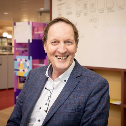 Dr. Eric Velleman is de drijvende kracht achter het lectoraat Inclusive Design & Engineering. ‘Er komt een generatie aan die enthousiast is over toegankelijke technologie.’
