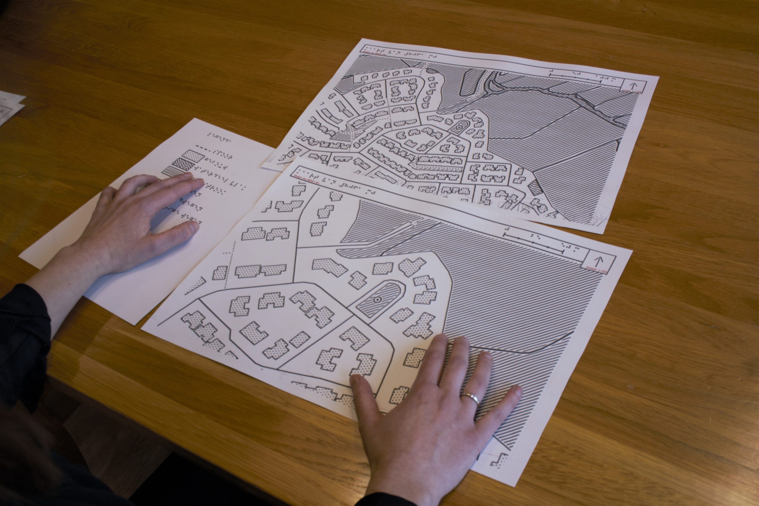 Tastmaquettes en voelbare topografische kaarten